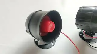 sirena 6 tonos para alarma de auto, 12 voltios