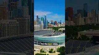 The Best Seats at Soldier Field #nfl #chicagobears #chicago