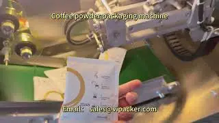 Filter coffee powder packaging machine, drip coffee packaging machine for Jamaican coffee
