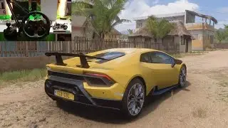 LAMBORGHINI HURACAN PERFORMANT - Forza Horizon 5 |4K Maximum Settings With Logitech G29 Wheel HD