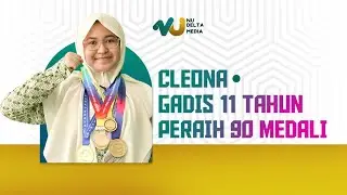 CLEONA EINAR, GADIS 11 TAHUN PERAIH 90 MEDALI