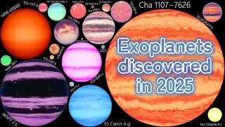 『📰Exoplanets discovered in 2025🌟』Size Comparison (2026)
