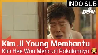 Kim Ji Young Membantu Kim Hee Won Mencuci Pakaiannya 😆 #LetsEat2 🇮🇩INDO SUB🇮🇩