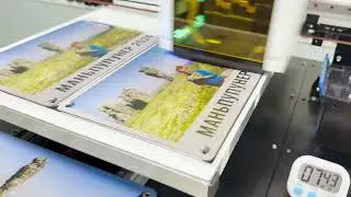 Печать на крашенном металле на УФ принтере А2 PrintX