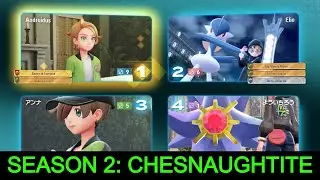 Pok&eacute;mon Legends: Z-A - Ranked Battles: Season 3 - Reaching Rank S for Chesnaughtite