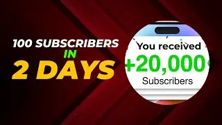 The 2-Day Subscriber Challenge: Watch Your Channel Skyrocket! #algrow #algrowusa