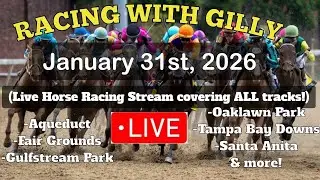 LIVE Horse Racing | Gulfstream Park | Tampa Bay Downs | Fair Grounds & more 01/31/26!