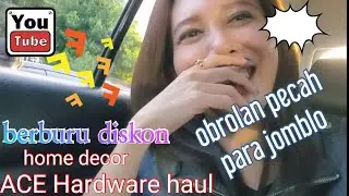 Home decor Ace hardware haul || vlog || berburu diskon