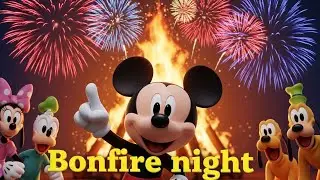Bonfire Night Fun with Mickey & Friends 🔥🎆 | Fireworks Song for Kids