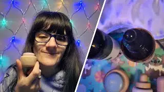 wooden skincare ASMR