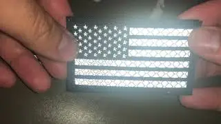 Baotu Reflective USA Flag patch