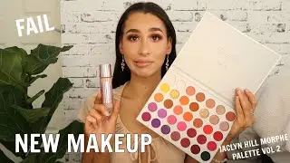 TESTING OUT NEW MAKEUP (FAIL) | MORPHE JACLYN HILL VOLUME 2 PALETTE, MAKEUP REVOLUTION, ETC