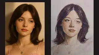 Paint with colour，How to Draw a Portrait for Beginners: Step-by-Step Process
