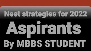 #Neet 2022 strategies By #mbbs Student what we should do and don't#Biotechneet