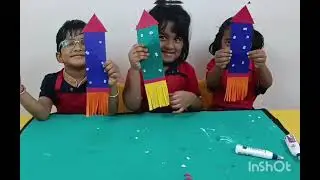 Defence day & Diwali art and craft#16/10/2025 by LKG-A kids 