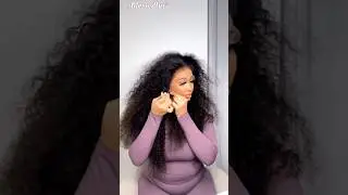 HD Lace Curly Wig Install- Magic Glue
