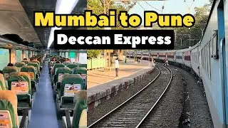 Mumbai to Pune Deccan Express 11007 | Train Journey from Magical Bhor Ghats | Indian Railways IRCTC
