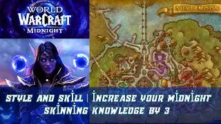 Style and Skill | increase your Midnight Skinning Knowledge by 3 | Carving Canine | Peerless Plumage