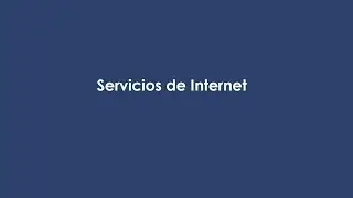 Servicios de Internet
