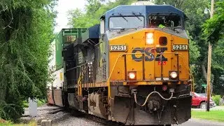 Nice Engineer On A CSX ES40DC Leading NS 223