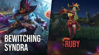 Ruby Bewitching Syndra Skin | League of Legends | Chromas Skin
