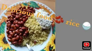 High Protein Food 🍚🫘 | Rice & Beans Power Meal
