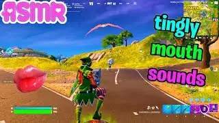ASMR Gaming 🍀 Fortnite Relaxing Tingly Mouth Sounds + Controller Sounds 100% Tingles 🎧
