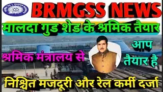 Brmgss | Brmgss Latest News | Malda Malgodam के श्रमिक तैयार Salary Rail E का दर्जा Ready| Railway