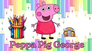 Pepa Pig George Pig Cartoon Coloring LIVE 🎨 | Peppa Pig George Coloring LIVE 🎨