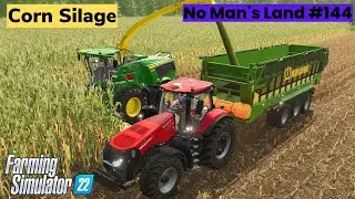 #FS22🚜New Fields Preparation➕John Deere 9900 Corn Silage Magic!➕Soil sampling🚜No Mans Land #144🚜4K