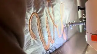 Embroidery with my Poolin eoc06 #crafts #embrodering #sbo #embroidery #shirts #beginnerfriendly