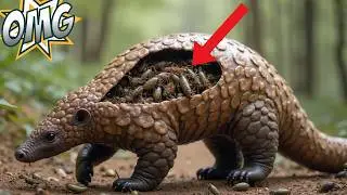 Pangolin Rescued! Brave Monkey Alerts Human Jungle Team #animals #pangolin #rescuemission