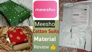 Messho Suit Material Review/Meesho cotton Suit Honest Review #