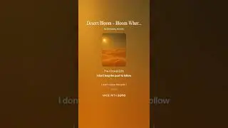 Desert Bloom  -  Bloom Where Planted #indie #music #neosoul #arabicmusic #empowerment  #rnb #soul