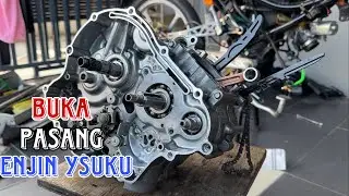 #118 TUKAR ROD Y15 | TUTORIAL CARA PASANG ENJIN Y15