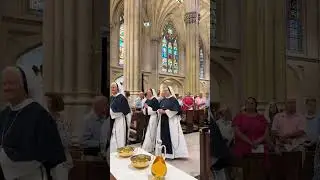 Sisters of Life process during Final Profession Mass in NYC