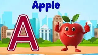 Colorful ABC Phonics Song for Kids 🎵 Learn A-Z Alphabet Fast | Nursery Rhymes for Toddlers | Abcde