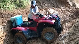 Windrock TN trail 22 on 2wd ATV