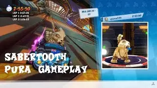 CTR Nitro-Fueled - Sabertooth Pura gameplay (Online race)