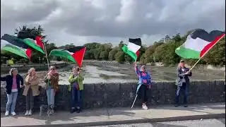 Belvelly Bridge Palestinian Solidarity Protest Friday 12th September.
