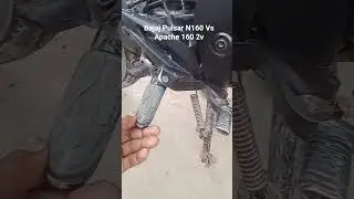 Apache 160 Vs Bajaj Pulsar N160 top model accident video #bajajmotorcycles #bajajmotorcycle #pulsar