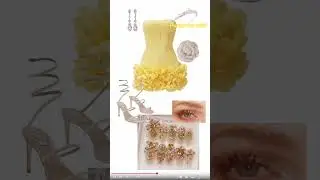 golden majesty OOTD #pressonnailset #ootd #yellownailart #vintagenails