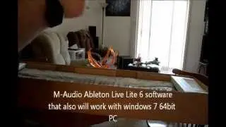 Unboxing the M-audio keystation 88es.wmv