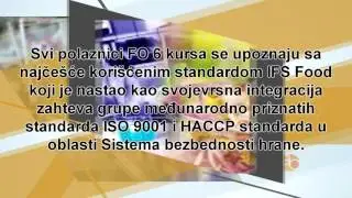 Kurs i obuka za interne proverivače u oblasti Sistema bezbednosti hrane   IFS FOOD V6   ISO 9001 i H