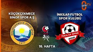K&Uuml;&Ccedil;&Uuml;K&Ccedil;EKMECE SİNOP SPOR A.Ş - İNKILAP FUTBOL SPOR KUL&Uuml;B&Uuml;