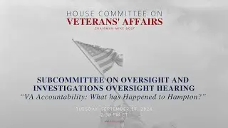 Subcommittee on Oversight and Investigations Oversight Hearing