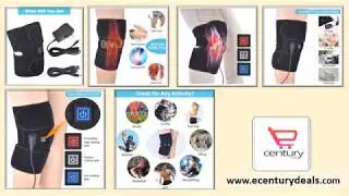 Electric Knee Protection Heating Massager Pads Therapy Adjustable Brace Support Belt Arthritis......