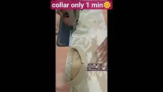 💥😍perfect ban collar cutting and stitching #sewinghacks #sewingtutorial #shorts #viral