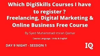 Which DigiSkills Courses you have to register in Batch-08 for new students?