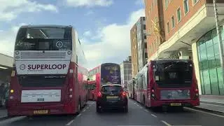 Driving through North West London - Harrow Town Centre
